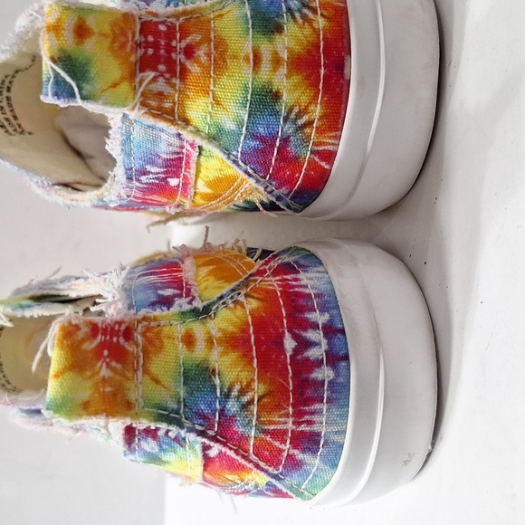Corkys Multicolor Slip-On Streetwear Vibrant Tie-Dye Slip On Boho Sneakers Sz.10 - Picture 6 of 13